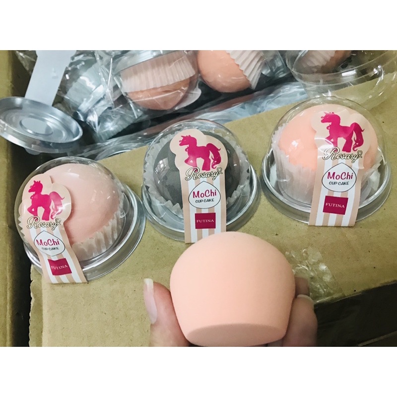 Mút tán kem nền mochi cupcake Futina