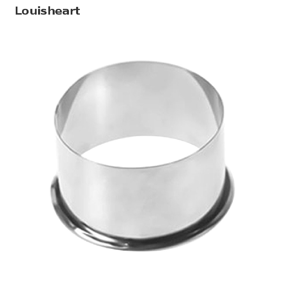 Khuôn Làm Bánh Bao Hình Tròn Bằng Thép Không Gỉ 3 Kích Cỡ