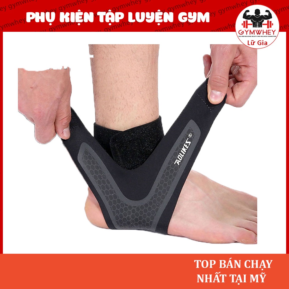 [GIÁ TỐT NHẤT] Phụ Kiện Tập Luyện Thể Thao Thun Bó Cổ Chân Aolikes (7130)