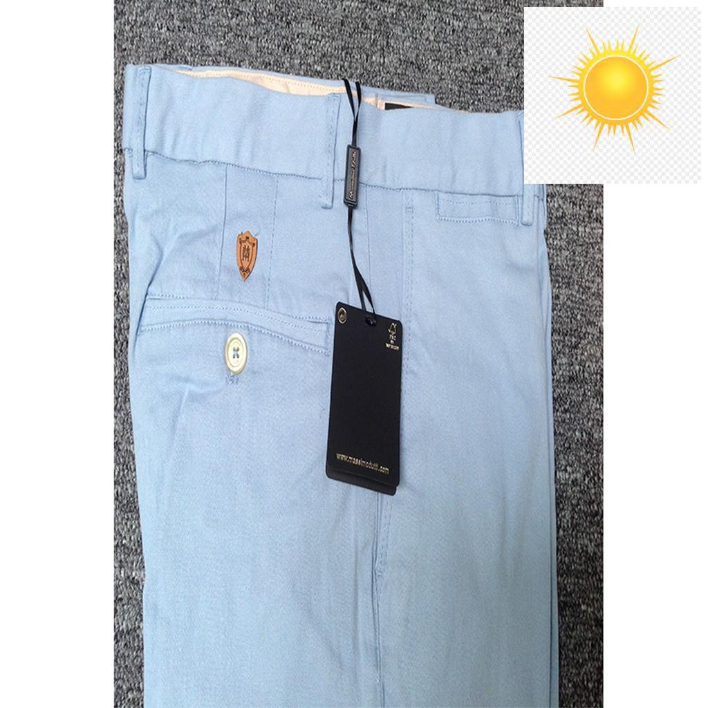Quần Kaki nam Massimo Dutti, quần Kaki nam công sở, quần tây nam ( màu xanh nước biển ), Bomba Store.