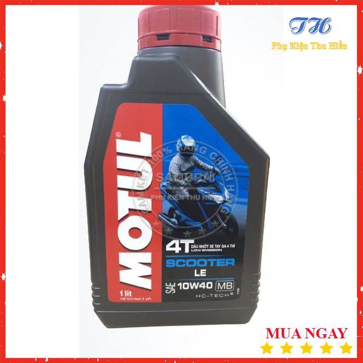 Nhớt Xe Ga MOTUL SCOOTER LE 10W40 1 LÍT CHÍNH HÃNG