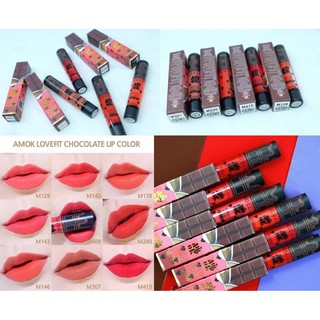 Son kem lì AmoK Lovefit Chocolate Perfect Velvet Lipcolor