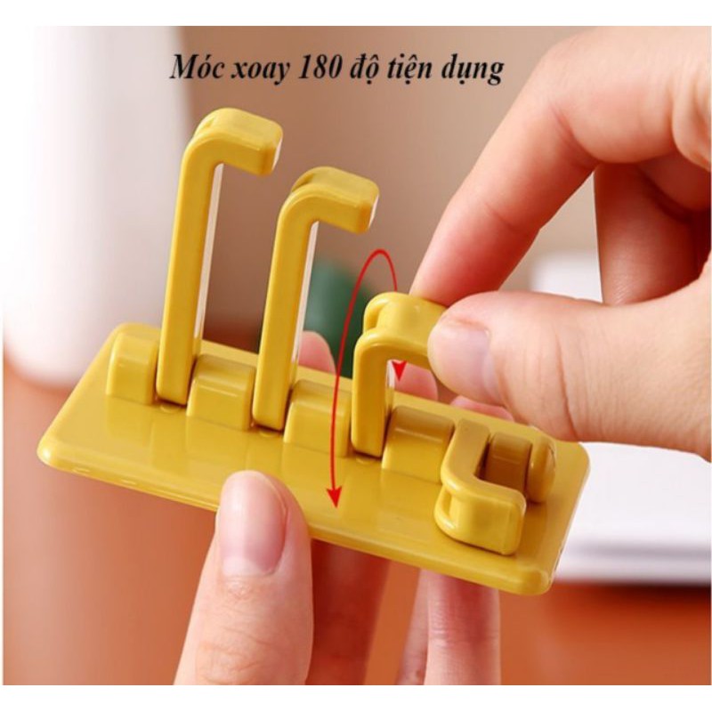 Móc treo đồ dán tường hình cây thông