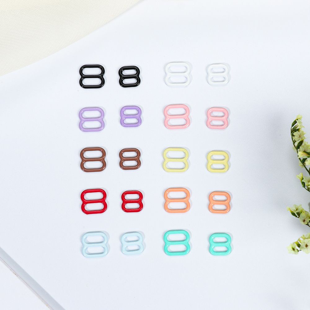 Set 20 Nút Khóa Ba Mặt Mini 10 Màu Kích Thước 6mm / 8mm Chất Lượng Cao Cho Búp Bê