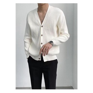 Áo len Cardigan nam Màu Trơn Basic Dáng Hàn Quốc 514