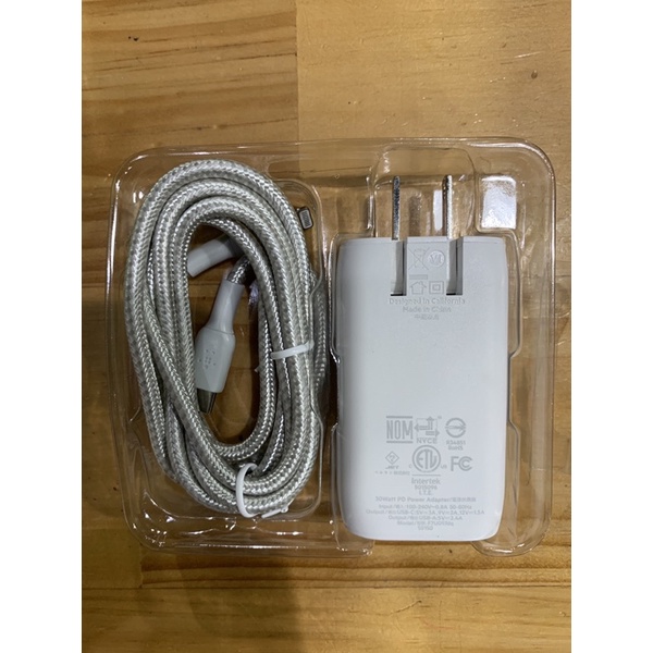 Original Bộ cáp sạc nhanh Belkin 30W+ cáp USB-C to Liightning 1.5m chính hãng