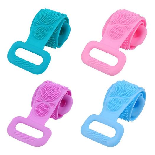 Dây chà lưng massage cơ thể khi tắm bằng silicon hạt gai - Đai Chà Lưng 2 mặt Đa năng