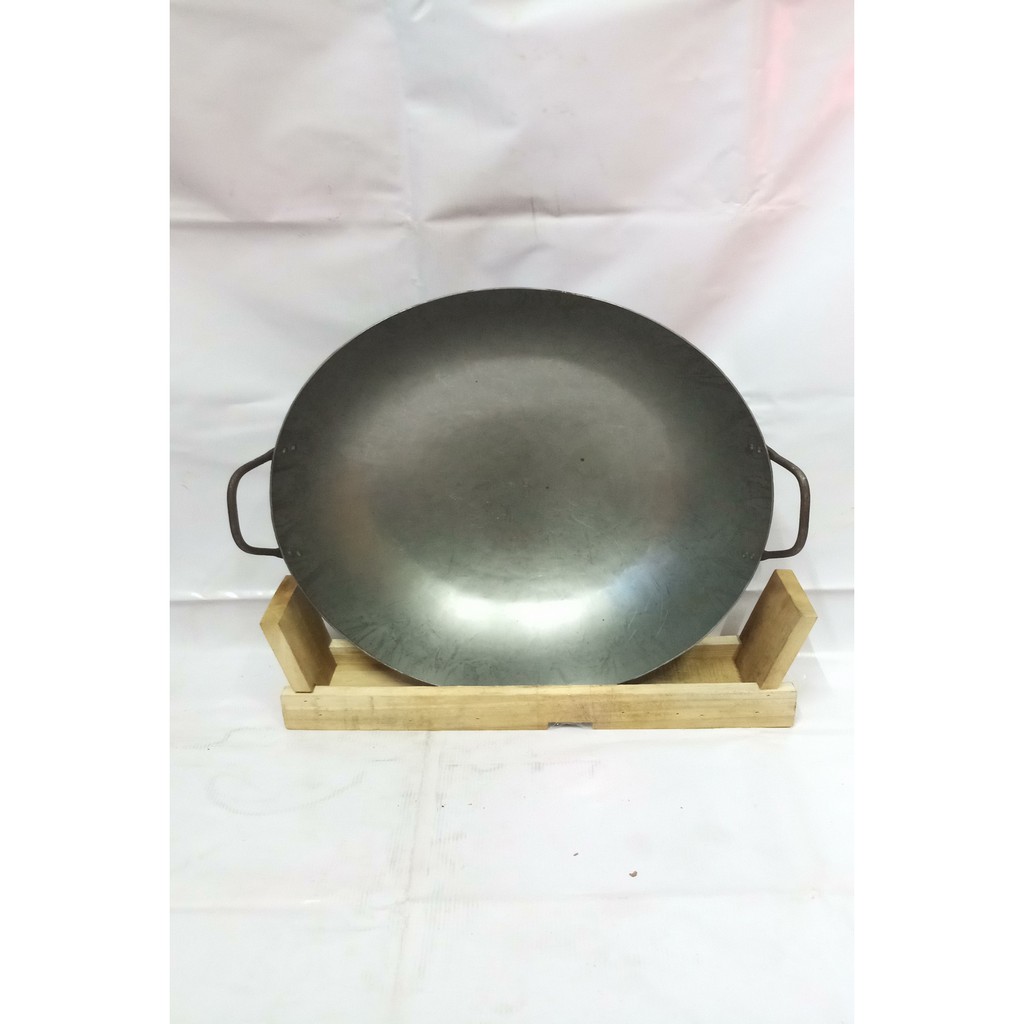 CHẢO THÉP HAI QUAY 38CM CHIÊN CƠM,HỦ TIẾU XÀO,MÌ XÀO GIÒN.