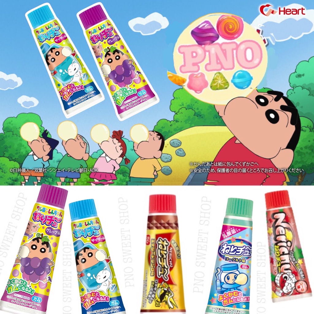 Kẹo kem đánh răng singum tuýp Shin