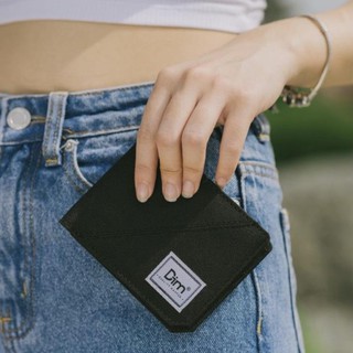 Ví Vải DIM Basic Wallet Unisex ( Đựng 6 - 10 Thẻ , Vải Polyester Canvas Chống Nước, Thiết Kế Tối Ưu Chứa Đựng) - Màu Đen