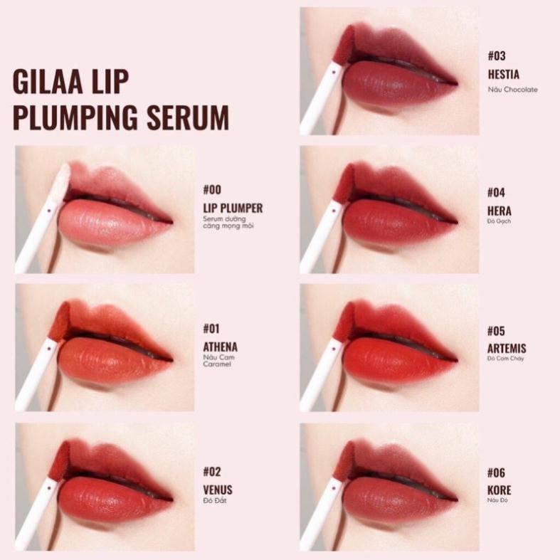 Son Gilaa Plumping Lip Serum - Phiên bản Velvet Tint Hoàn Hảo LUNASHOP