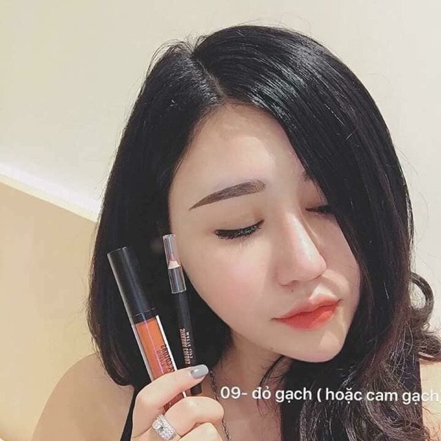 💋Set Son Sivanna Colors Matte Lips HF7004 (tặng chì kẻ môi cùng màu)