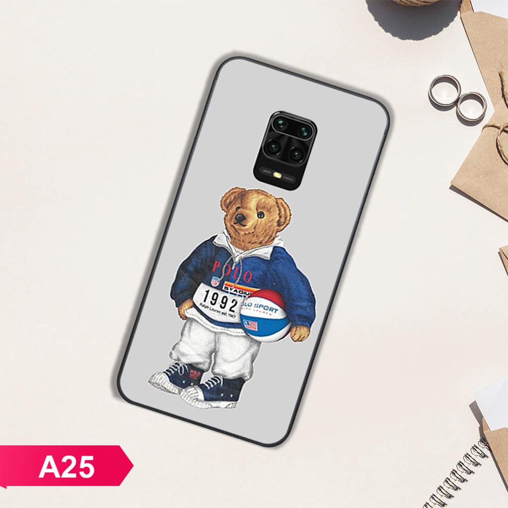 ỐP LƯNG XIAOMI REDMI NOTE 9/NOTE 9S/NOTE 9 PRO HÌNH GẤU MẬP HOẠT HÌNH CỰC ĐÁNG YÊU