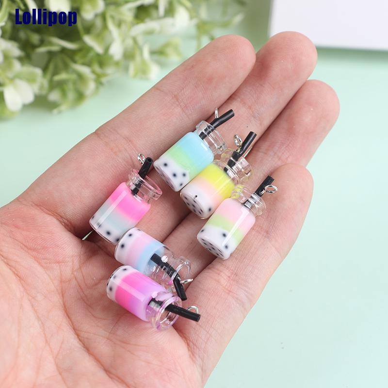 Bộ 5 Mô Hình Ly Trà Sữa Trang Trí Nhà Búp Bê