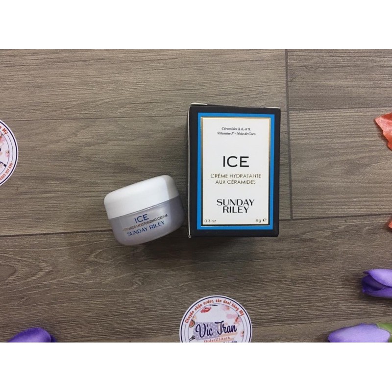 Kem dưỡng ẩm SUNDAY RILEY ICE Ceramide Móiturizing Cream 8gr hàng Mỹ