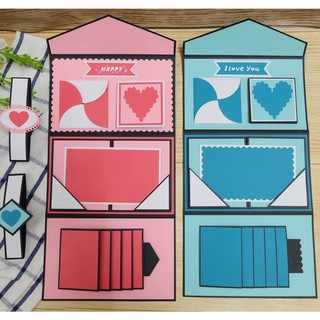 Thiệp handmade đổi màu theo yêu cầu