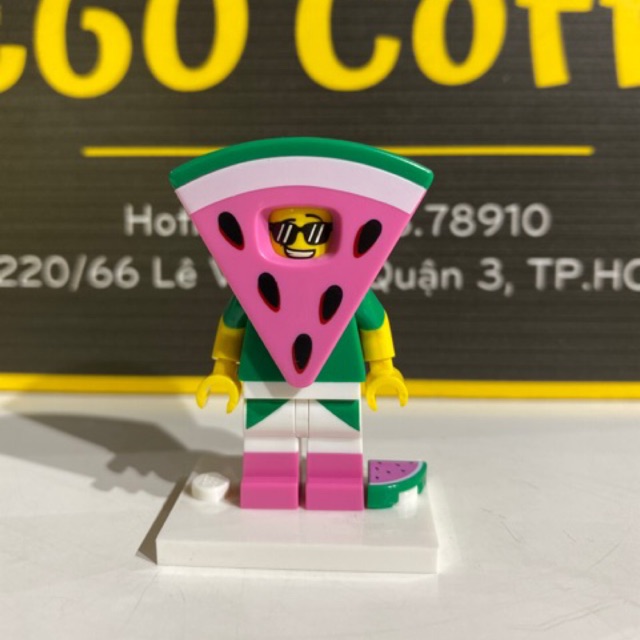 Lego chính hãng - Minifigures Series 18 - Watermelon dude