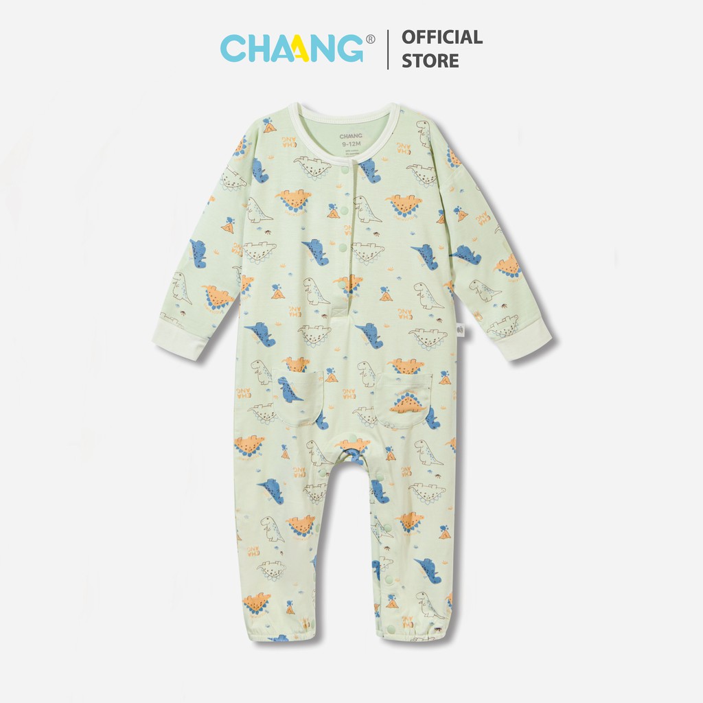 Body cúc giữa Dino xanh CHAANG