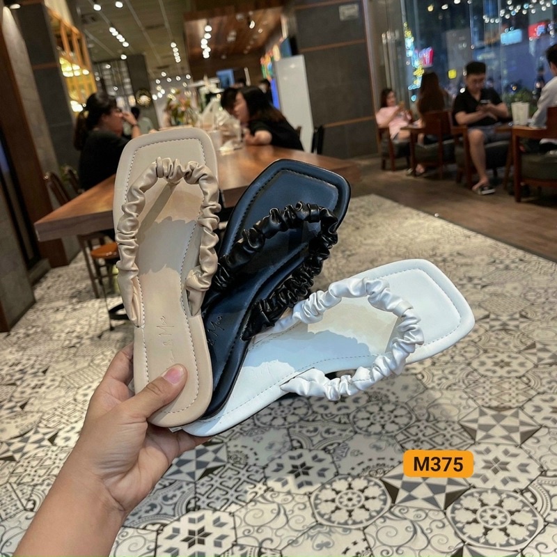 Dép Lê Kẹp Đế Bệt Quai Nhúm Siêu Đẹp Siêu Bền Cho Các Nàng  Nhà YUME STORE68