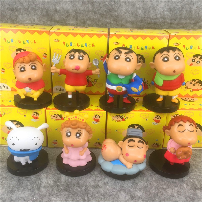 Bộ mô hình 8 mẫu nhân vật SHin chất lượng siêu đẹp