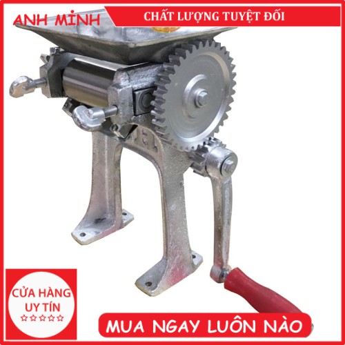 Máy cán khô mực - máy làm mềm mực nướng bằng Inox dễ dàng sử dụng