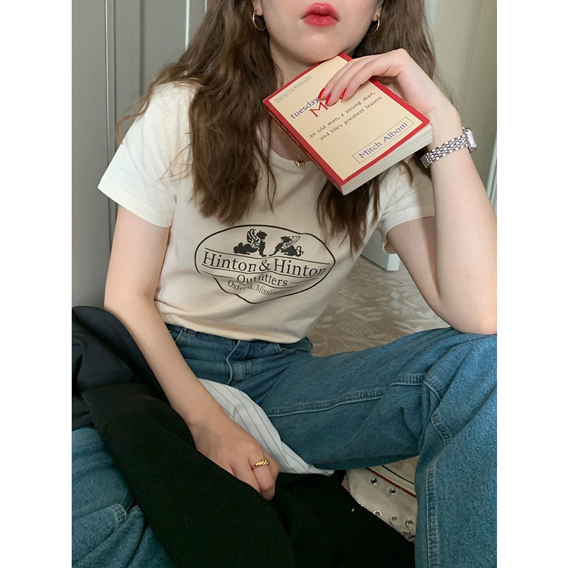 Áo thun nữ áo phông nữ unisex form rộng chất 100% cotton mềm mịn thấm hút hồ hôi Familylove - Hinton&amp;Hinton