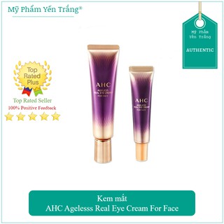 (Mẫu mới) Kem mắt AHC AGELESS REAL EYE CREAM FOR FACE