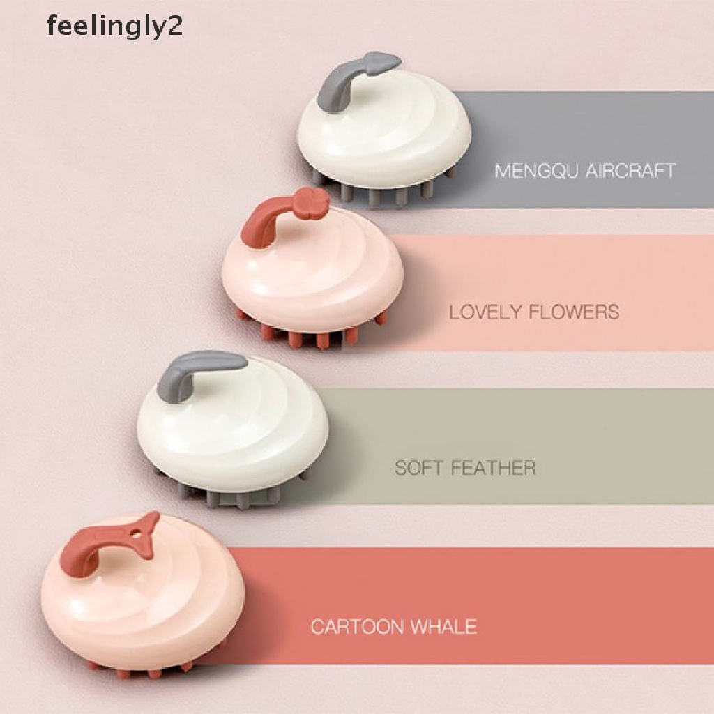 1 Lược Gội Đầu Mát Xa Da Đầu Cầm Tay Tiện Dụng