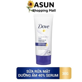 Sữa Rửa Mặt Dove Tinh Chất Serum Cấp Ẩm & Cho Da Mềm Mượt 30g Beauty Serum Facial Cleansing