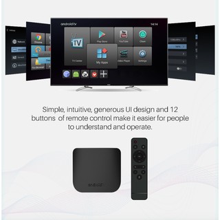 Android TV box 4K Quad Core 64bit Android 7.1 - ShopToro