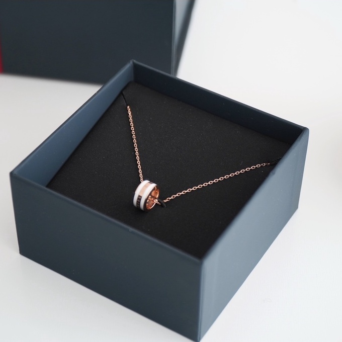 Dây Chuyền Daniel Wellington Emalie Necklace Rose Gold DW Chính Hãng - OtisWatch