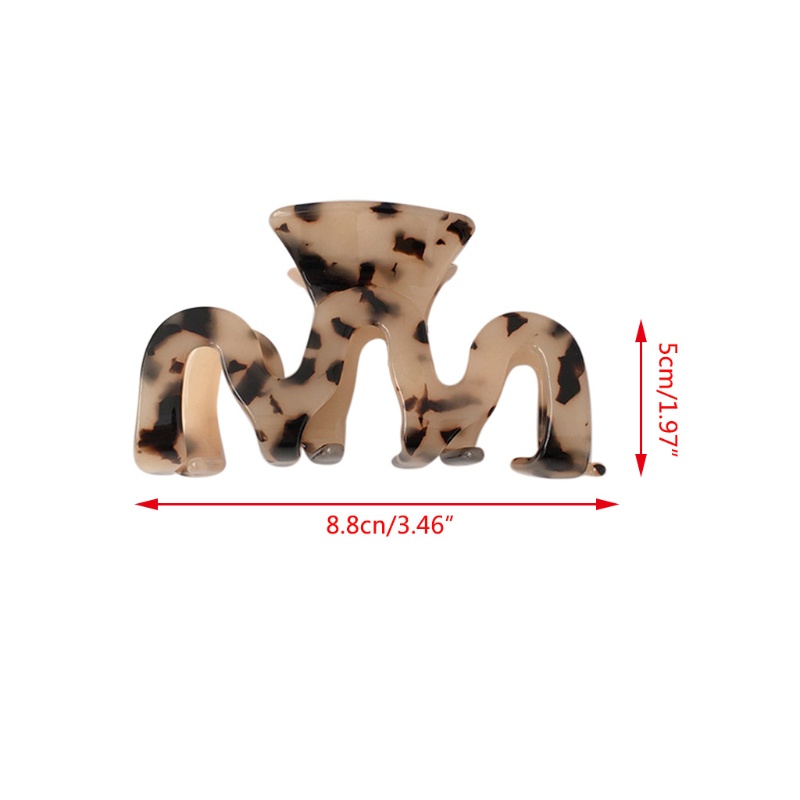 Kẹp Tóc Hình Vỏ Sò Gợn Sóng Cho Rùa / Hình Học