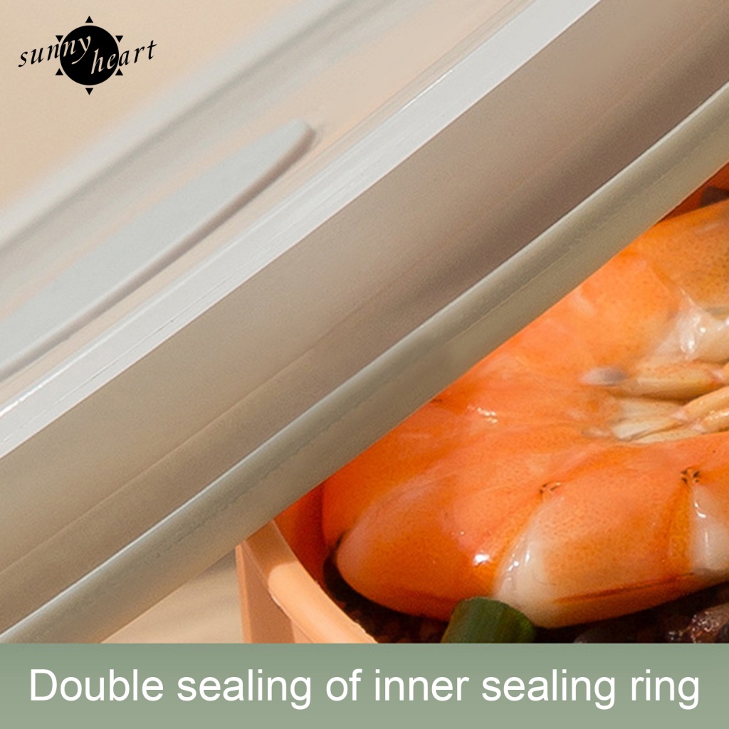 Tô Đựng Thức Ăn Bằng Nhựa PP Có Nắp Chống Bụi Và Chống Trượt Tiện Dụng