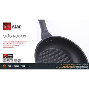 Chảo chống dính Inox 3 đáy từ Fivestar cao cấp 22cm