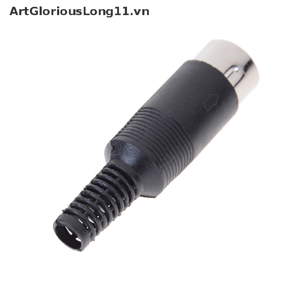 Set 5 Phích Cắm DIN 5 Pin Với Tay Cầm Bằng Nhựa Tiện Dụng