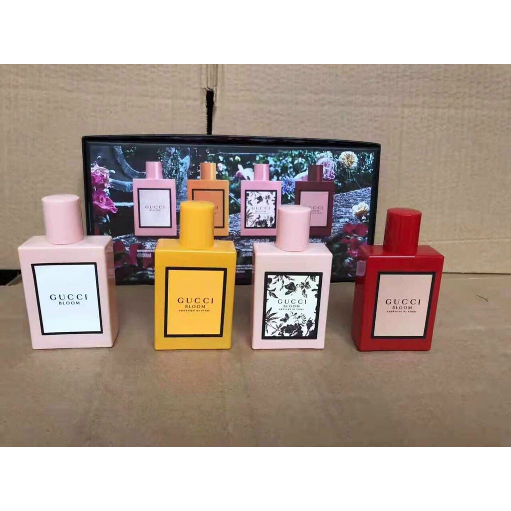 Set Nước Hoa Nữ Gucci Bloom mini 4 chai/ 30ml chai hàng Pháp - AM78
