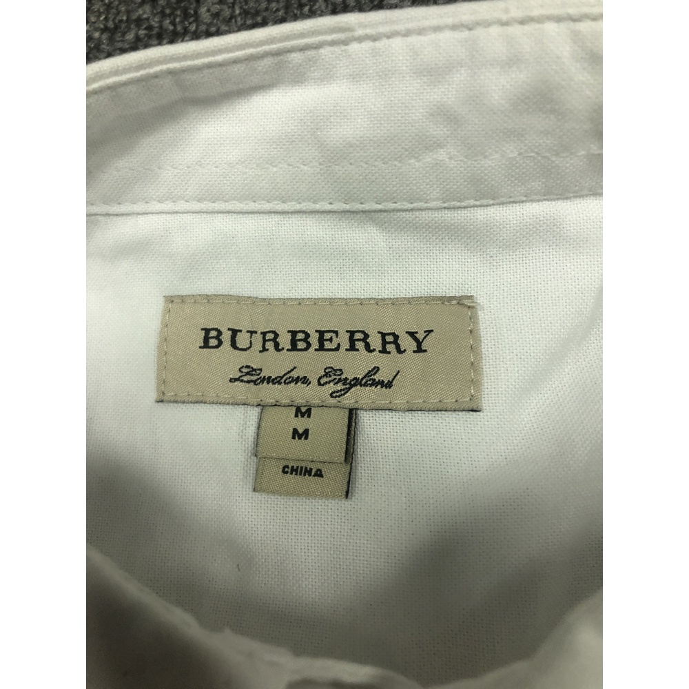Hàng Có Sẵn Áo Sơ Mi Burberry Vải Oxford Màu Trơn Tay Dài Phong Cách Doanh Nhân Cho Nam
