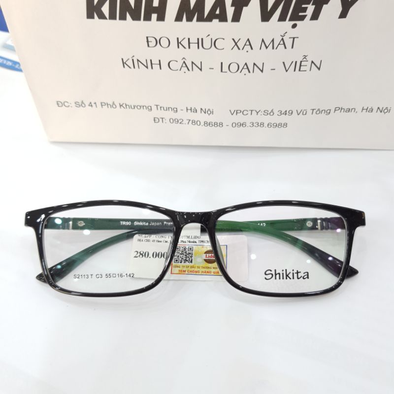 Gọng kính Nhật SHIKITA Japan Frame nhựa TR90