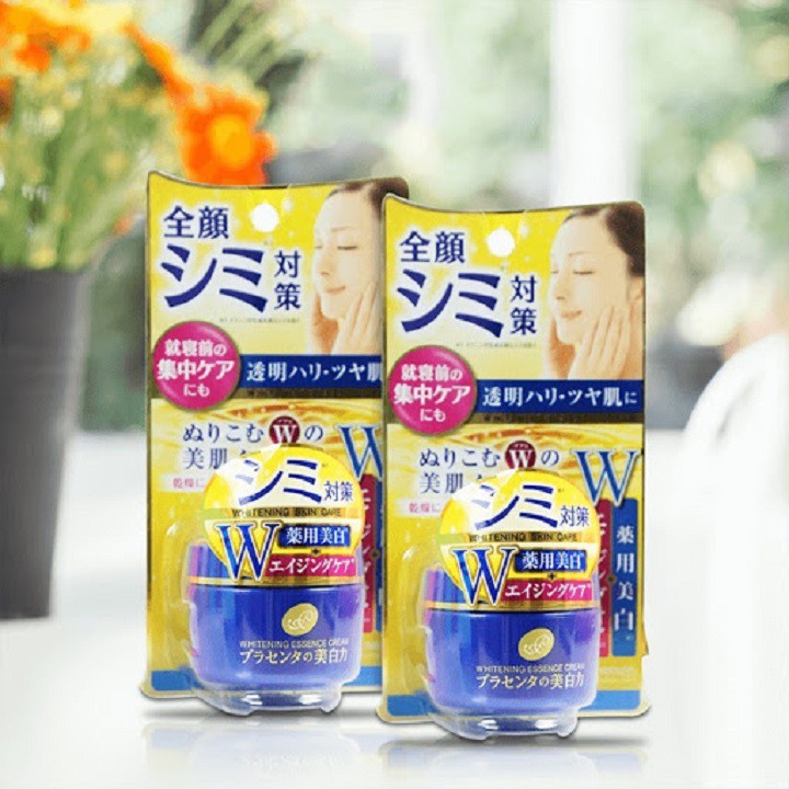 Kem dưỡng trắng Meishoku Whitening Essence Cream 55g giúp giảm thâm nám hiệu quả