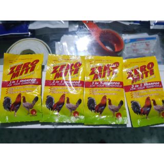 Combo 4 gói dầu gội cho gà zero mite