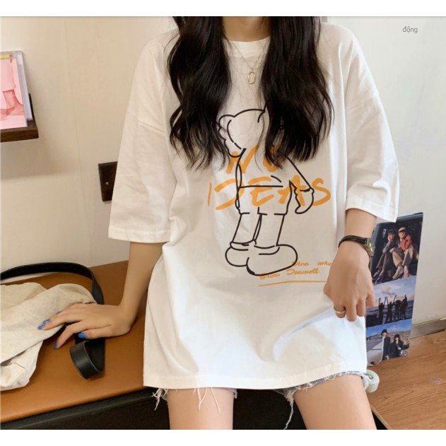 Áo thun nữ cao cấp, hàng cotton chính hãng, bán shop, phong cách trẻ trung oversize