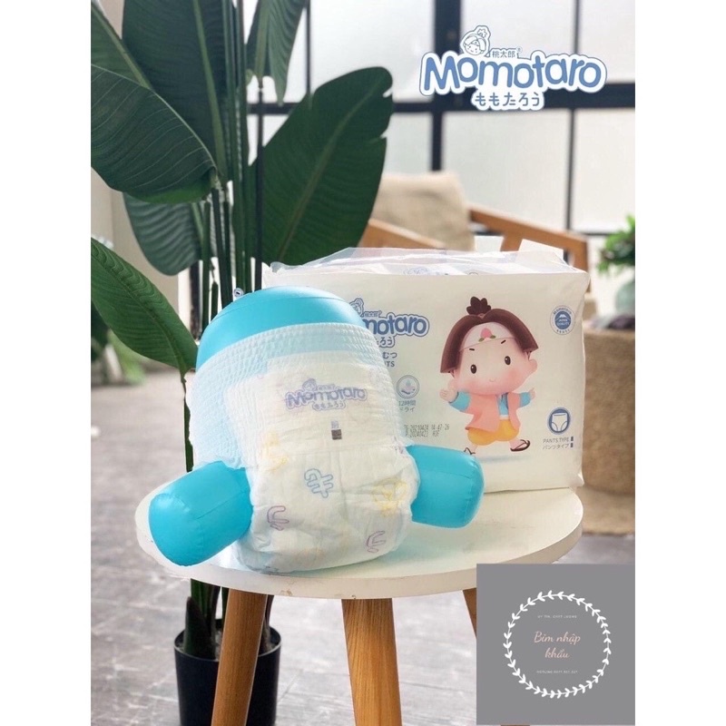 Tã/Bỉm dán/quần MOMOTARO S112/M96/L84/XL78/XXL72/XXXL70