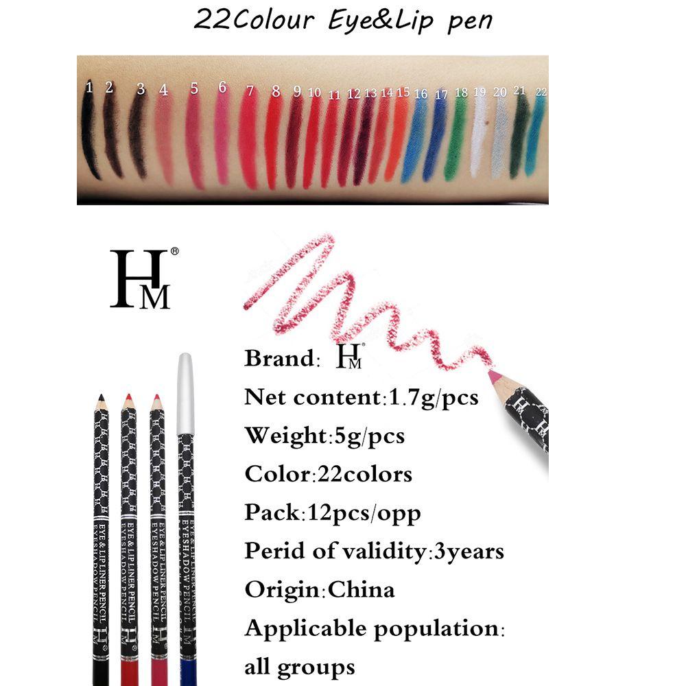 Phấn Mắt Dạng Bút Màu Lì Ánh Kim Không Thấm Nước