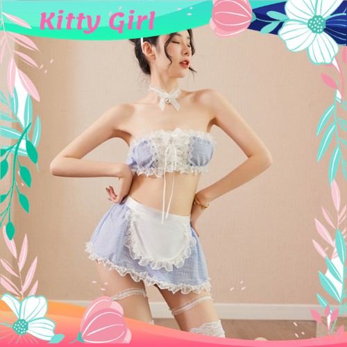 Cosplay Hầu Gái Tai Mèo Dễ Thương Hóa Trang Nữ Giúp Việc Sexy Set Đồ Lót Gợi Cảm CO14 | BigBuy360 - bigbuy360.vn