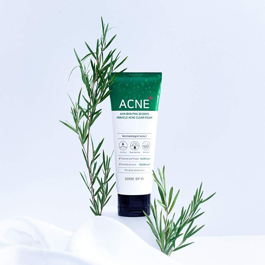 Sữa Rửa Mặt Some By Mi Giảm Mụn AHA-BHA-PHA 30 Days Miracle Acne Clear Foam 100ml | BigBuy360 - bigbuy360.vn