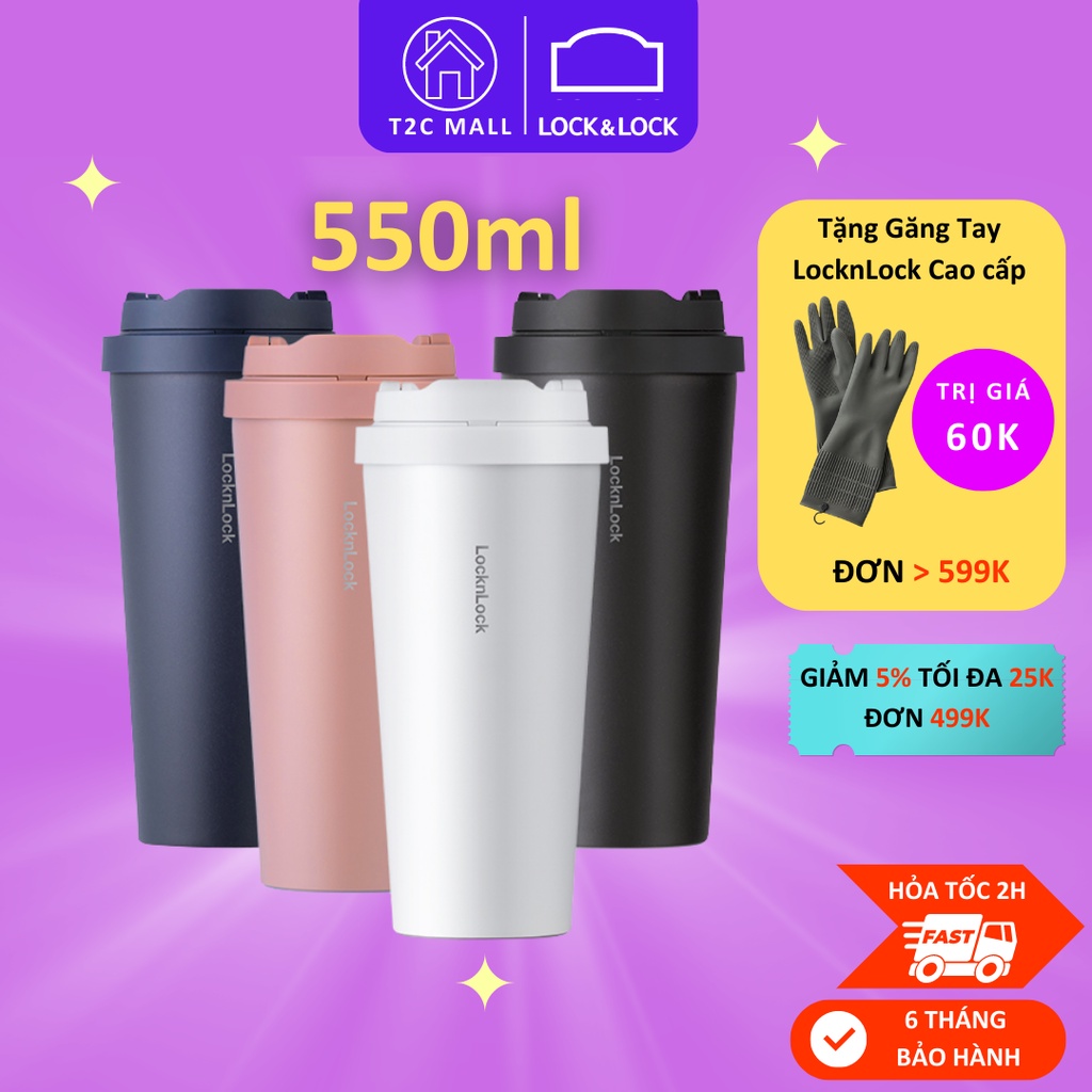 Bình Giữ Nhiệt 550ML Energetic One-Touch 4 Màu LHC3249 - T2Cmall