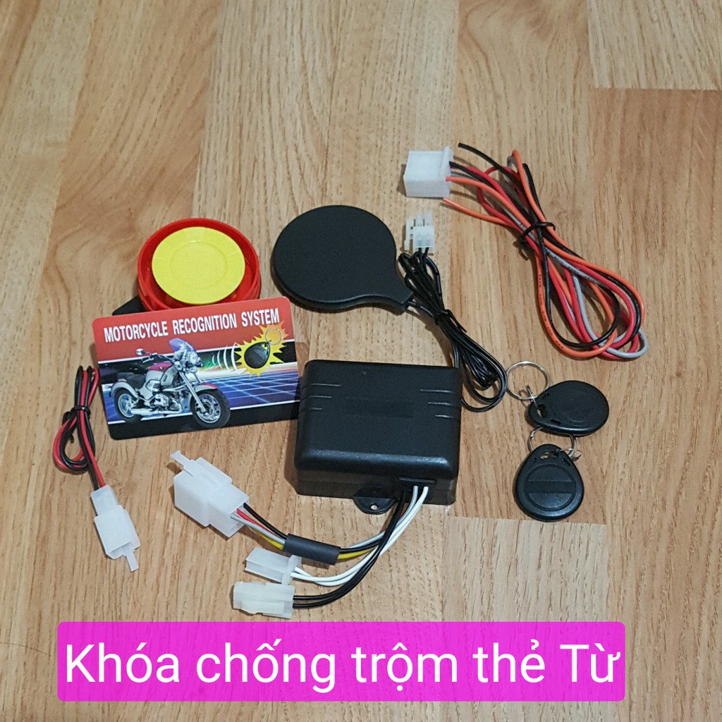 Bộ khóa chống trộm cho xe máy Thẻ từ