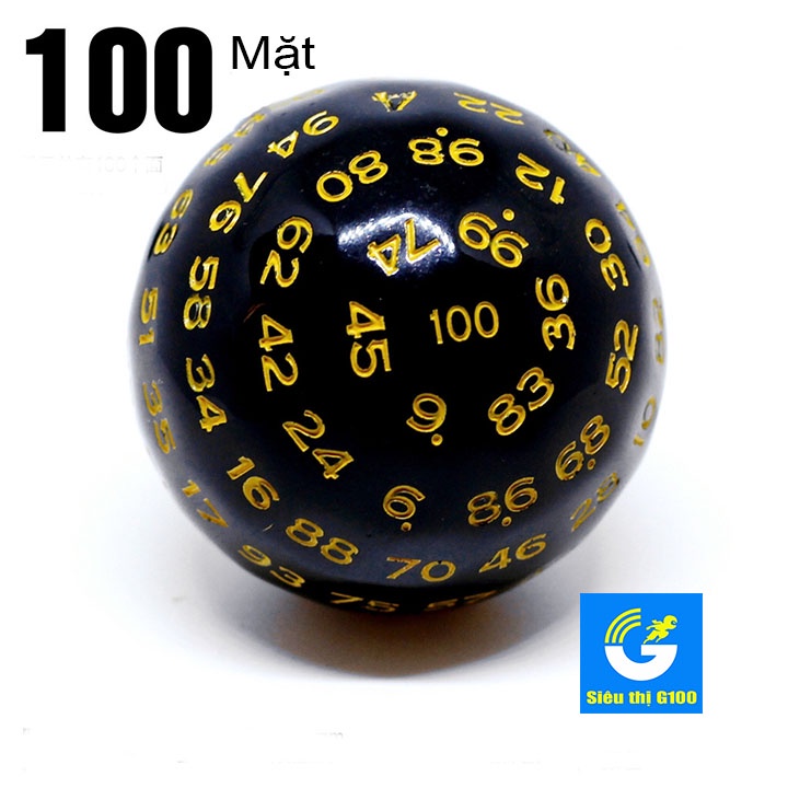 Xí ngầu chơi nhiều game 100 mặt acrylic cao cấp