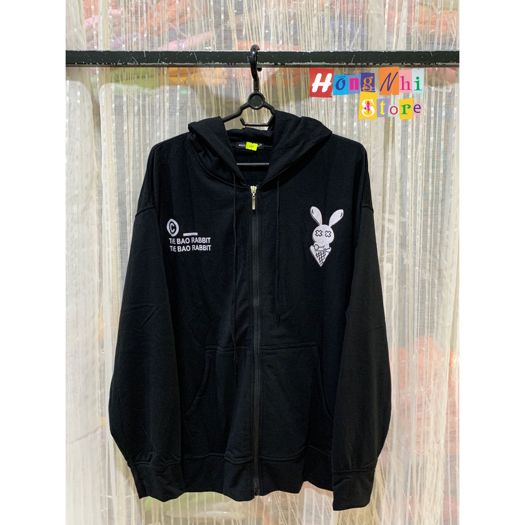 Áo Hoodie Zip In Hình Dáng Rộng - Khoác Hoodie Dây Kéo In Hình Unisex - MM | BigBuy360 - bigbuy360.vn