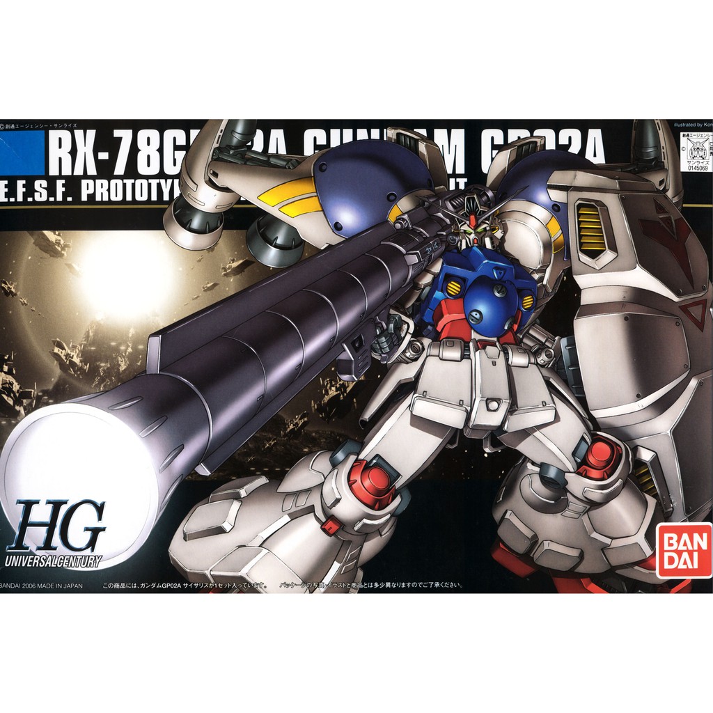 Mô Hình Lắp Ráp HG UC 1/144 RX-78 GP02A Gundam Physalis